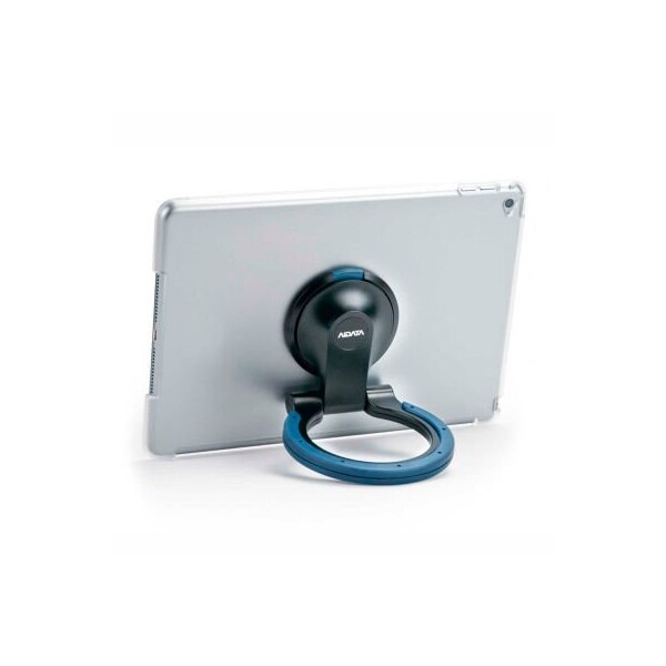 SpinStand for iPad Air 2, Clear Shell with Black and Gray Ring